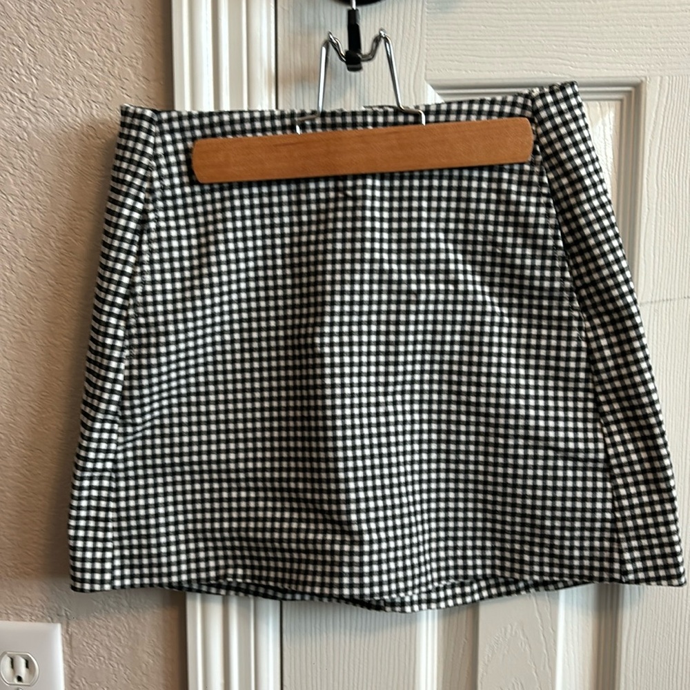 Checkered Mini Skirt